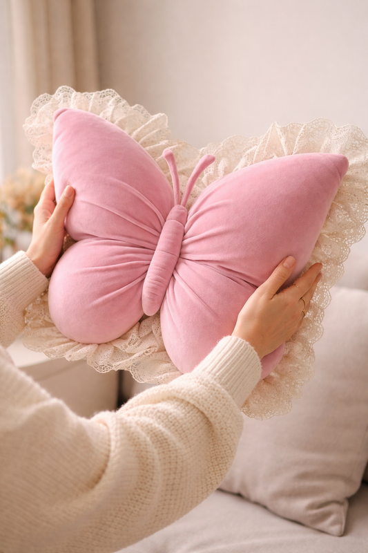 Butterfly-Shaped Decorative Pillow