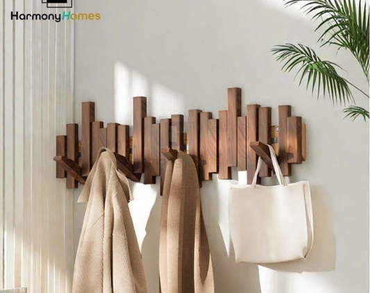 Modern Wooden Wall Coat Rack
