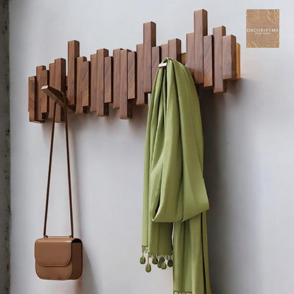 Modern Wooden Wall Coat Rack