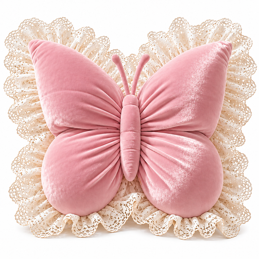 Butterfly-Shaped Decorative Pillow